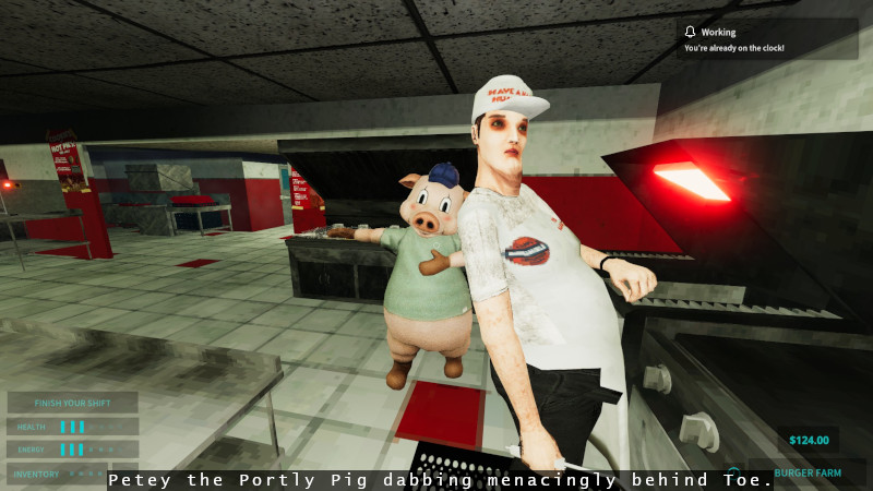 2 Happys Humble Burger Farm Toe and Petey Pig