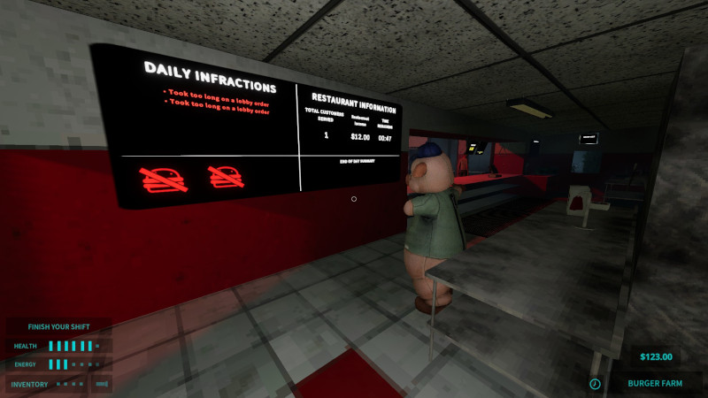 3 Happys Humble Burger Farm how infractions work