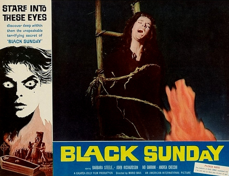 Barbara Steele in Mario Bavas Black Sunday 1960 classic witch horror film