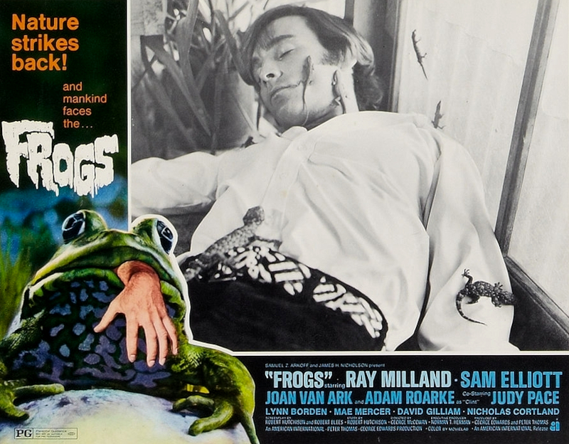 Lizard attack in Frogs 1972